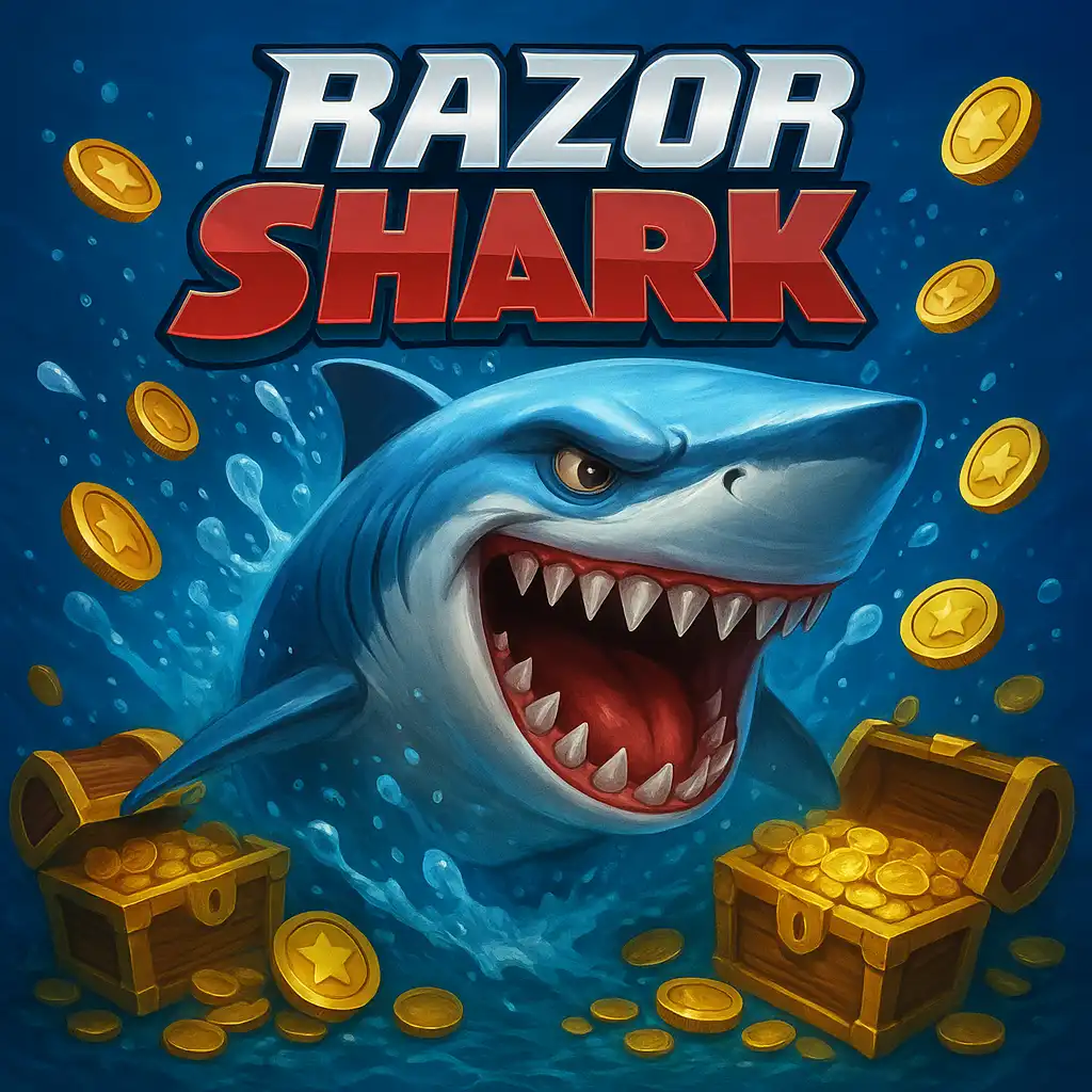 Razor Shark slot game cover art